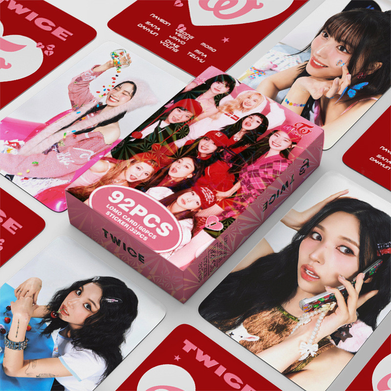 

TWICE STRATEGY Mini Album Limited Edition 92 Holographic Photocards for Devoted K - Pop Fans
