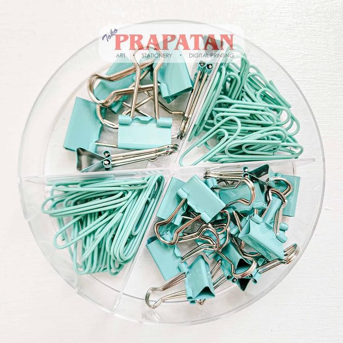 

Joyko Binder Paper Clip Set CLIP-470~471 | Set Penjepit Kertas - GREEN
