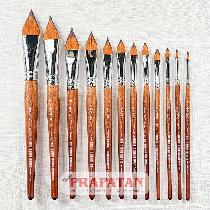 

Kuas Lukis V-TEC VT175S Oval Wash | V-TEC Paint Brush Oval Wash - 1
