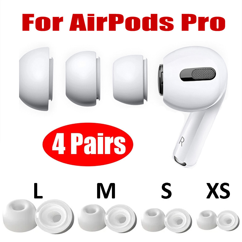 Soft Silicone Eartips for Apple AirPods Pro 1st 2nd Generation 2 Replacement Earbuds in-ear Protecti