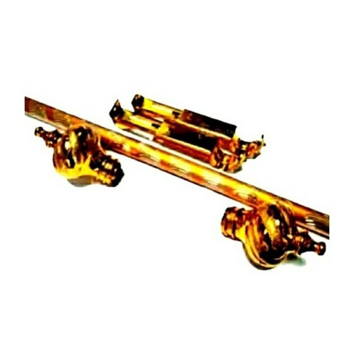 BEST PROMO BATANG GORDEN - TIANG HORDENG FULL SET 1 METER FREE BUBLE WRAP - tiang 50  - 1MTR FULL SE