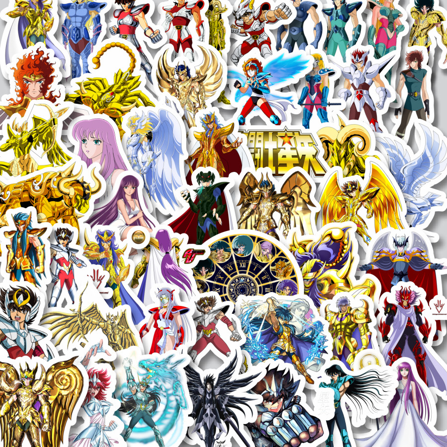 

Stiker Cutting Pack Stiker Anime Saint Seiya Character Mix Isi 100Pcs Series Aesthetic Lucu Keren Untuk Koper Bahan Vynil