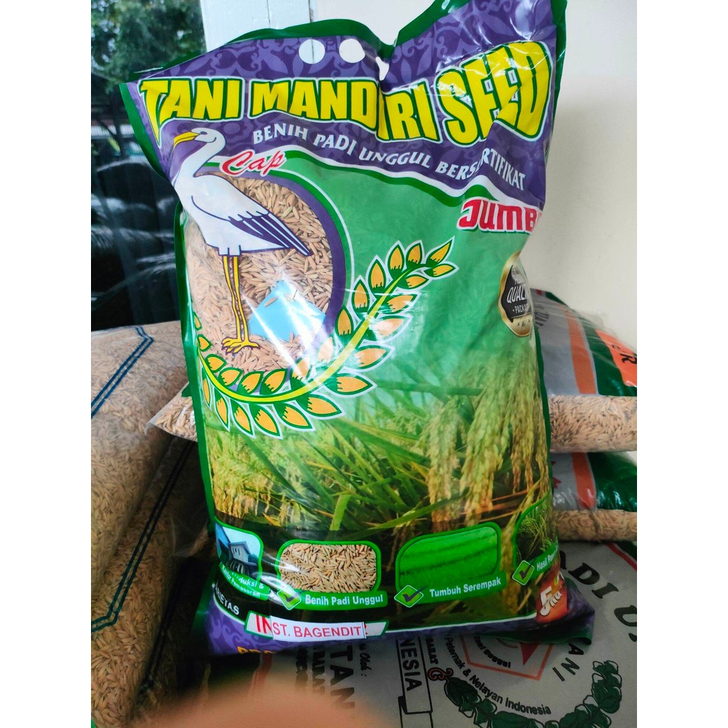 Benih Padi Unggul Bersertifikat Situbagendit Situ Bagendit Premium 5 kg