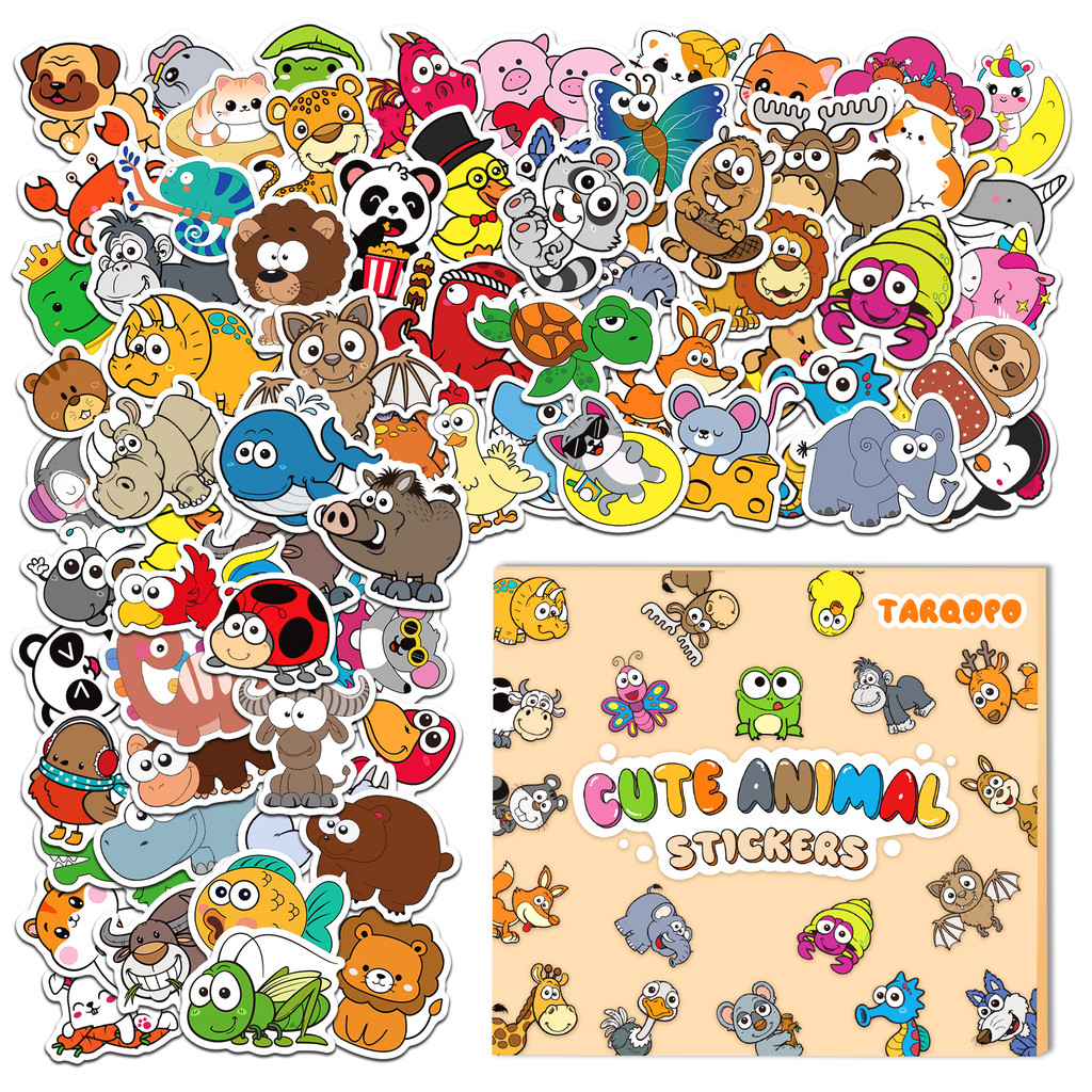 

TARQOPO 300 Pcs Cute Animal Stickers