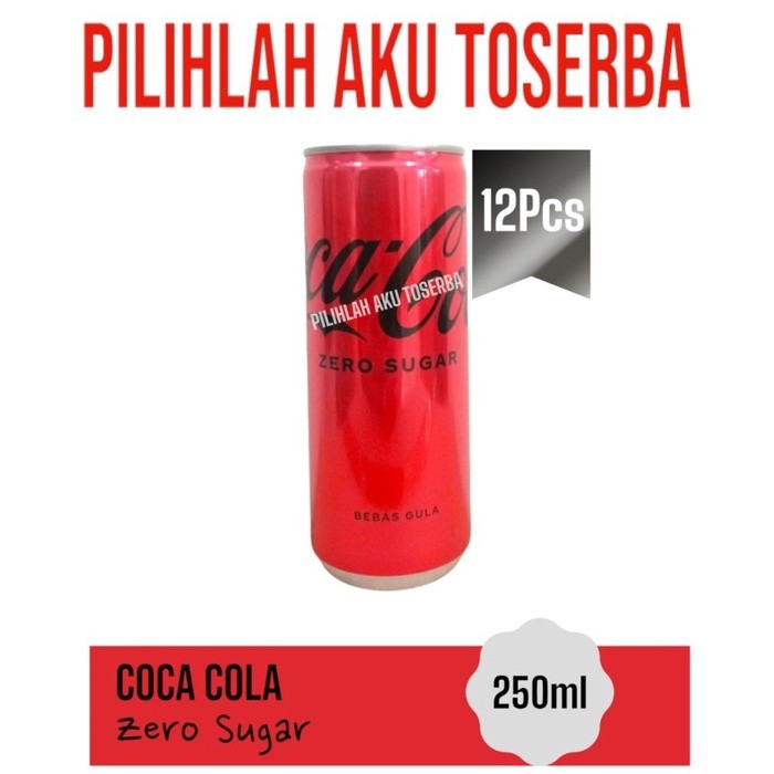 

Coca Cola ZERO SUGAR KALENG CAN 250 ml - ( HARGA 12 Kaleng )