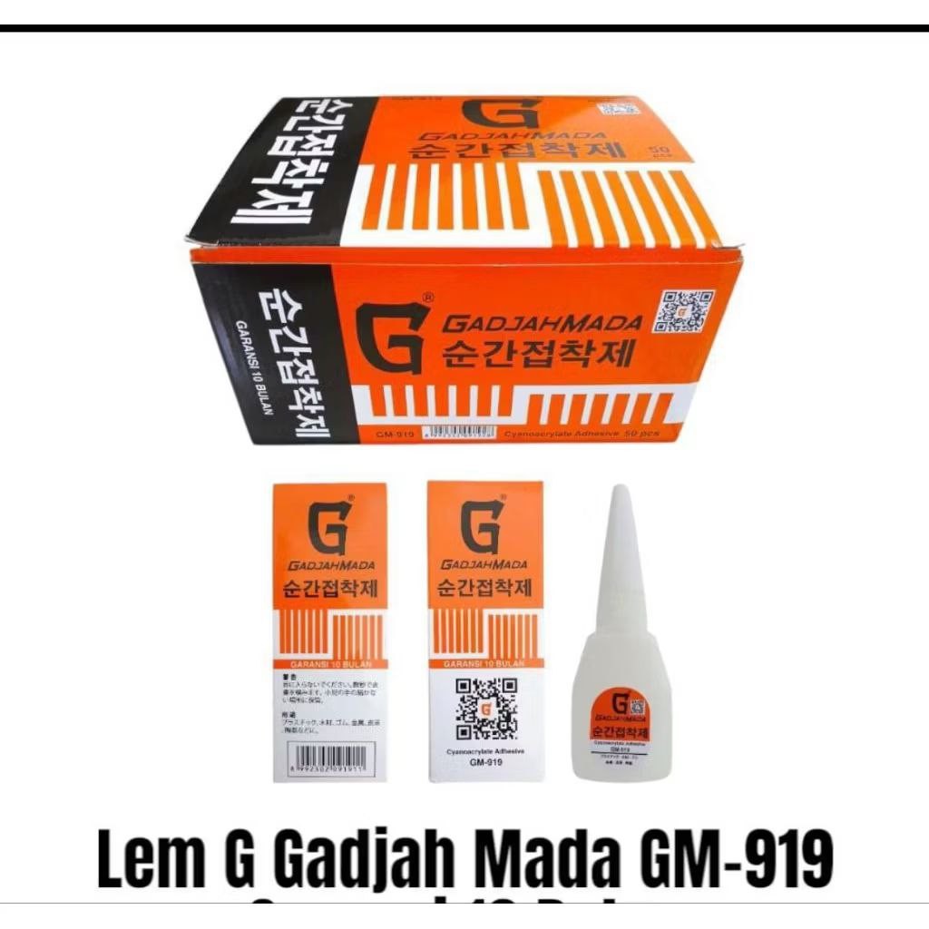 

Lem Setan Gadjah Mada ORIGINAL / Lem Korea / Lem G Epotec GM-919 - Toserbazaar
