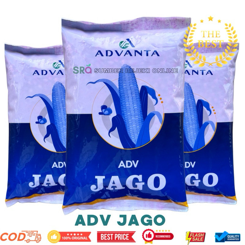 ADV JAGO (100% ORIGINAL) BENIH JAGUNG HIBRIDA ADV JAGO KEMASAN 1KG - ADVANTA