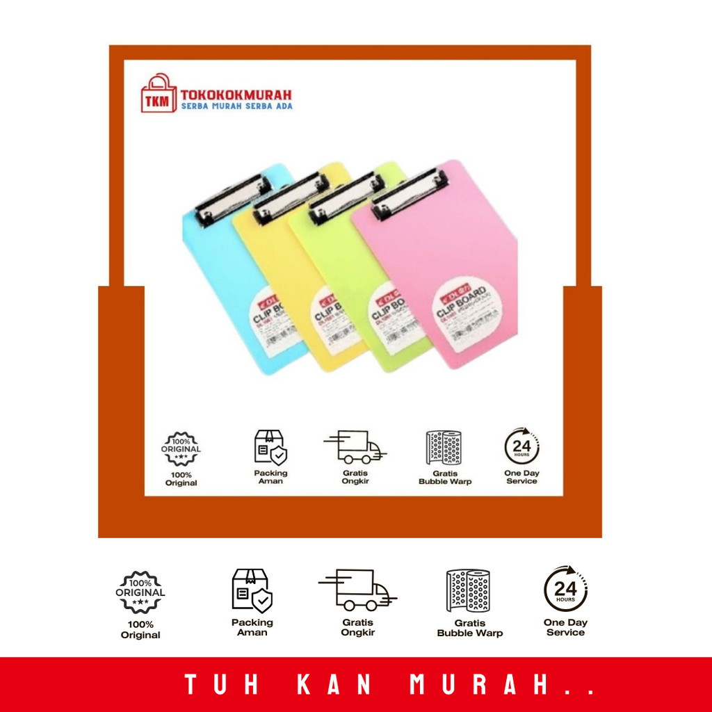 

V-TEC CLIP BOARD UKURAN A5 TYPE DL 1061/GREEN