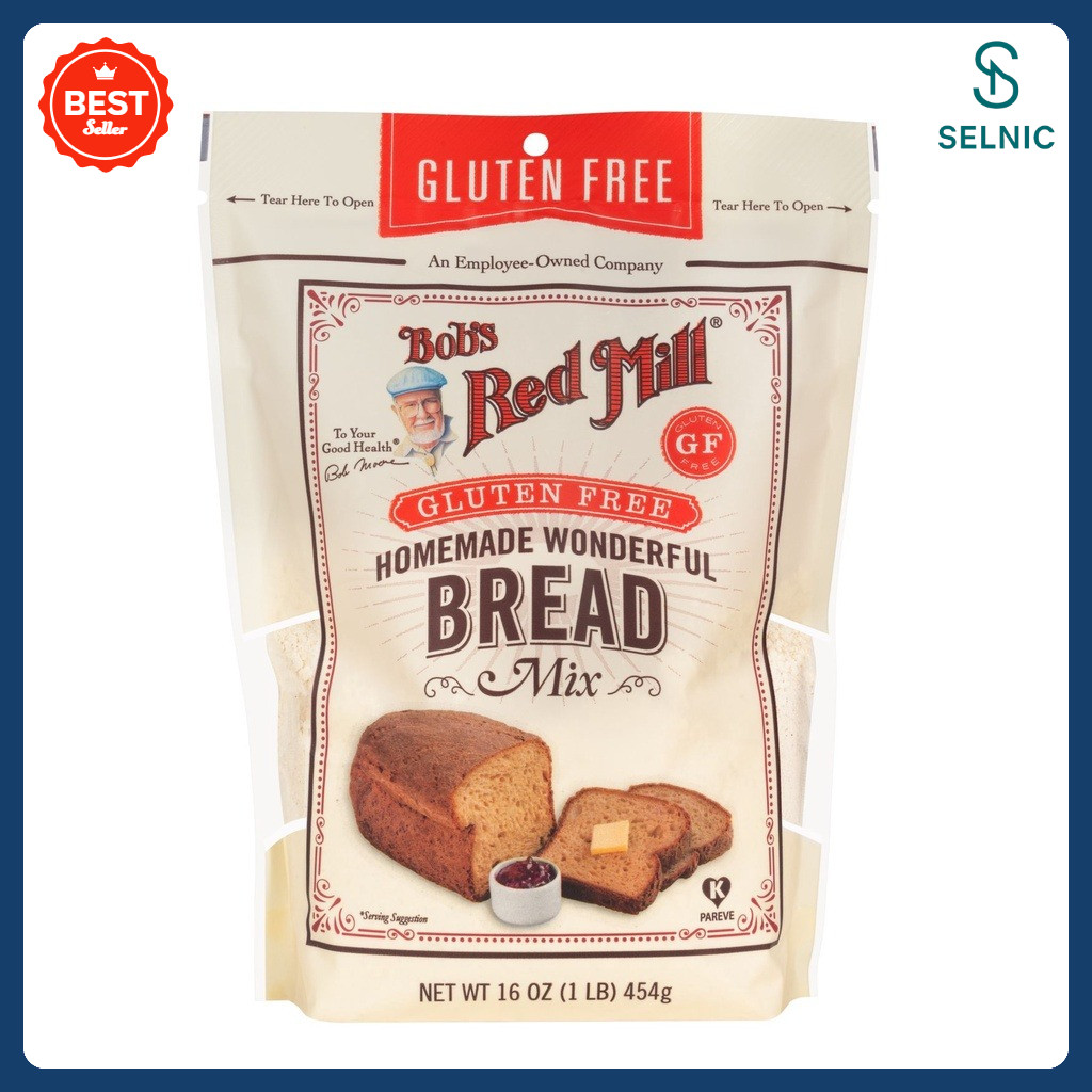 

Terbaru Bob's Red Mill Gluten Free Homemade Wonderful Bread Mix 454gr