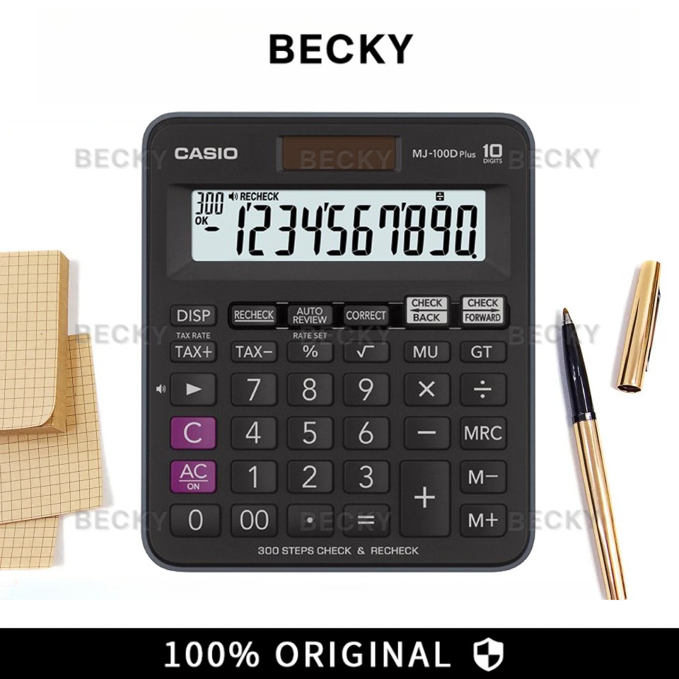 

BECKY Kalkulator Scientific Casio MJ-120D/DJ-120D PLUS Office Desktop 300 Steps Check Correct Series Calculator 12 Digits FX-991ES