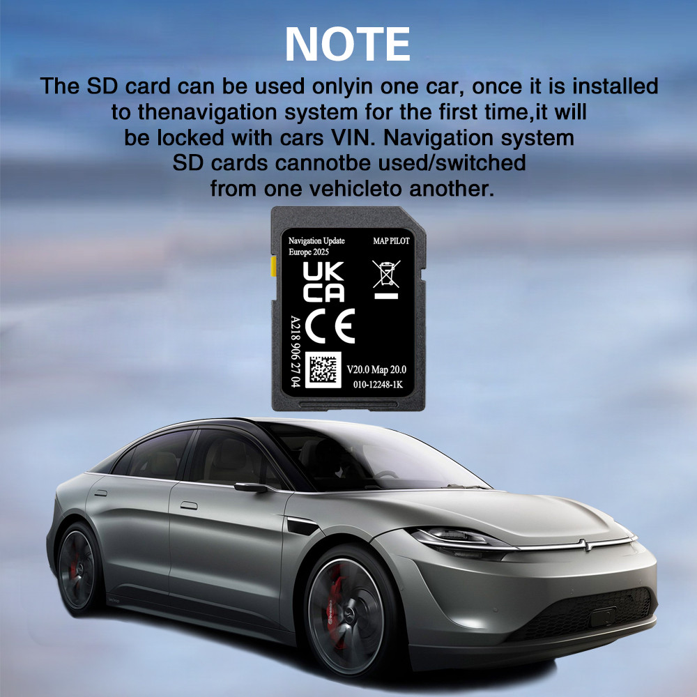 

A2189062704 V20 for Mercedes CLA Car from 2014 Map Polit Cover Europe Spain Poland Navigation SD Card