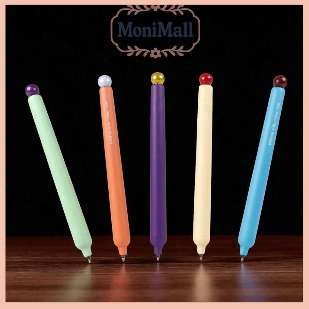 

Kaco Popup Pena Pulpen Gel Quick Dry Black Ink Vintage 0.5mm 5 PCS - K1062