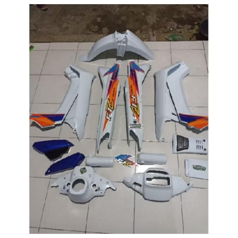 cover body halus full set force 1 foz fiz albino cover body murah body fiz spesial edition warna put