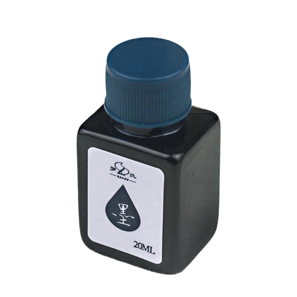 

20ml Fountain Pen Ink Dip Pen Ink Bottle Blue Ink Refilling Sac Writing Art ink Available Stationery Students Calligraphy I S4L8