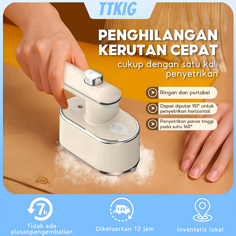 Setrika Uap /Setrika Uap Mini Travel /Setrika Uap Portable /Setrika Mini Portable Cepat Panas Travel
