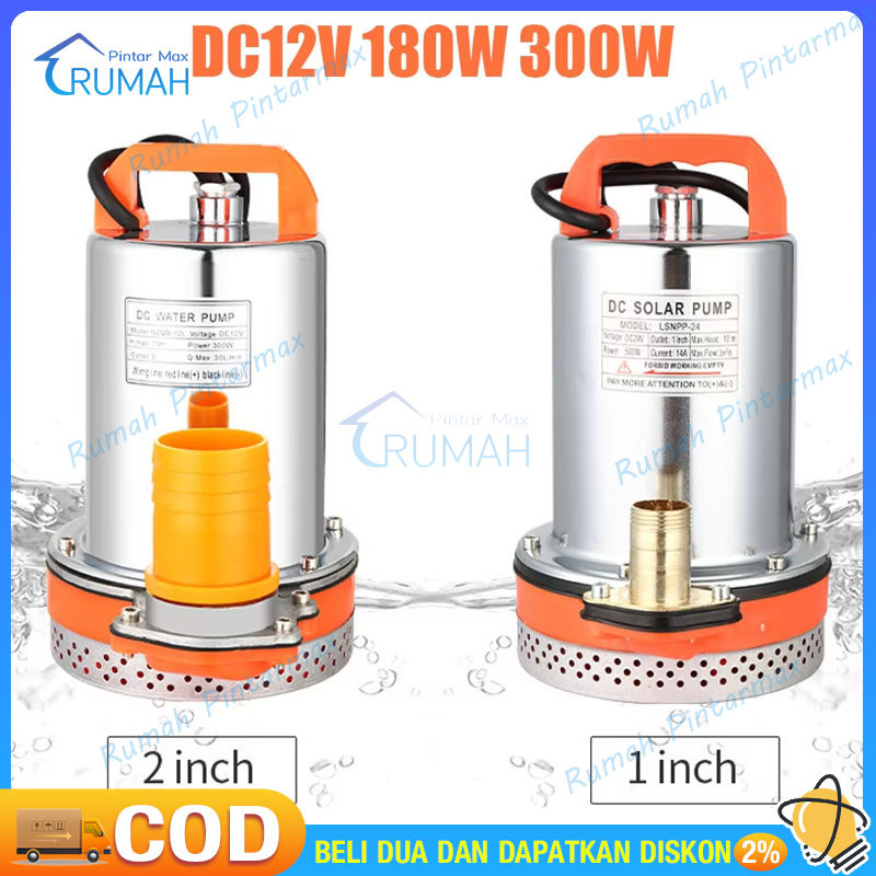 Mesin Pompa Air Kolam Celup Submersible Water Pump Air Celup Pompa Air Celup DC12V