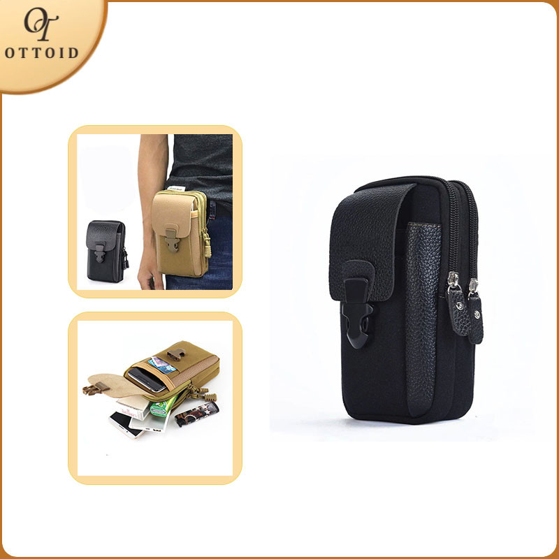 OTTOID Tas Pinggang Hp Pria Dompet Hp Pria Tas Olahraga Dan Rekreasi Luar Ruangan Awet