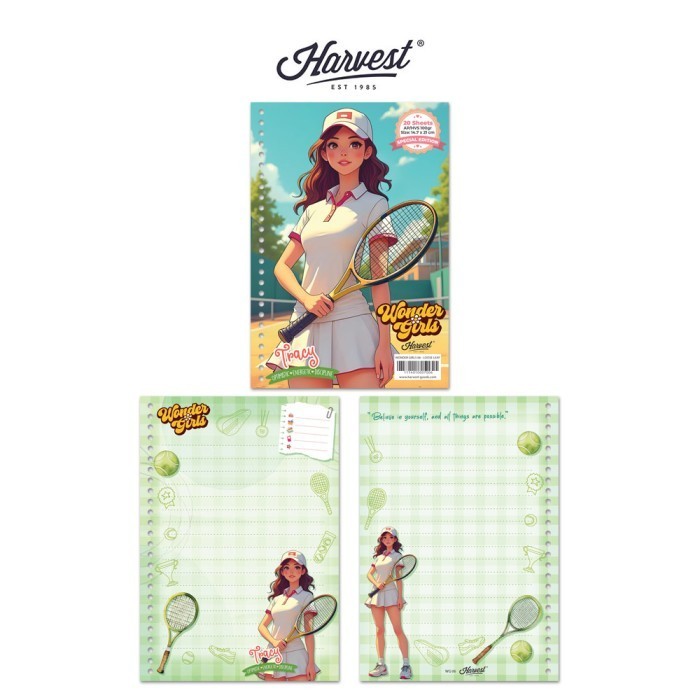 

COD Loose Leaf / Kertas Binder Harvest A5 Wonder Girls - Tracy