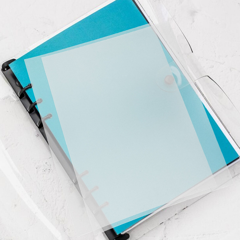 

100pcs Notebook Comic Book Sleeves Cover Plastic Sleeves Clear Hardcover Protector Binder Loose Leaf Sheet Music