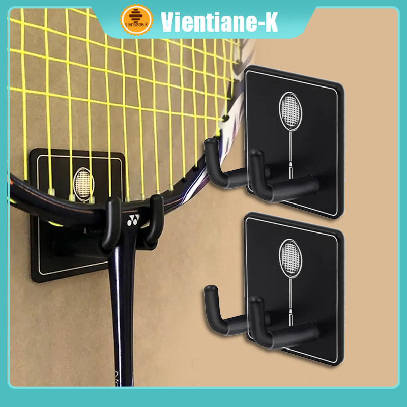 Display Raket Bulu / Holder Raket Bulu Tangkis / Holder Gantungan Tangkis Raket Badminton