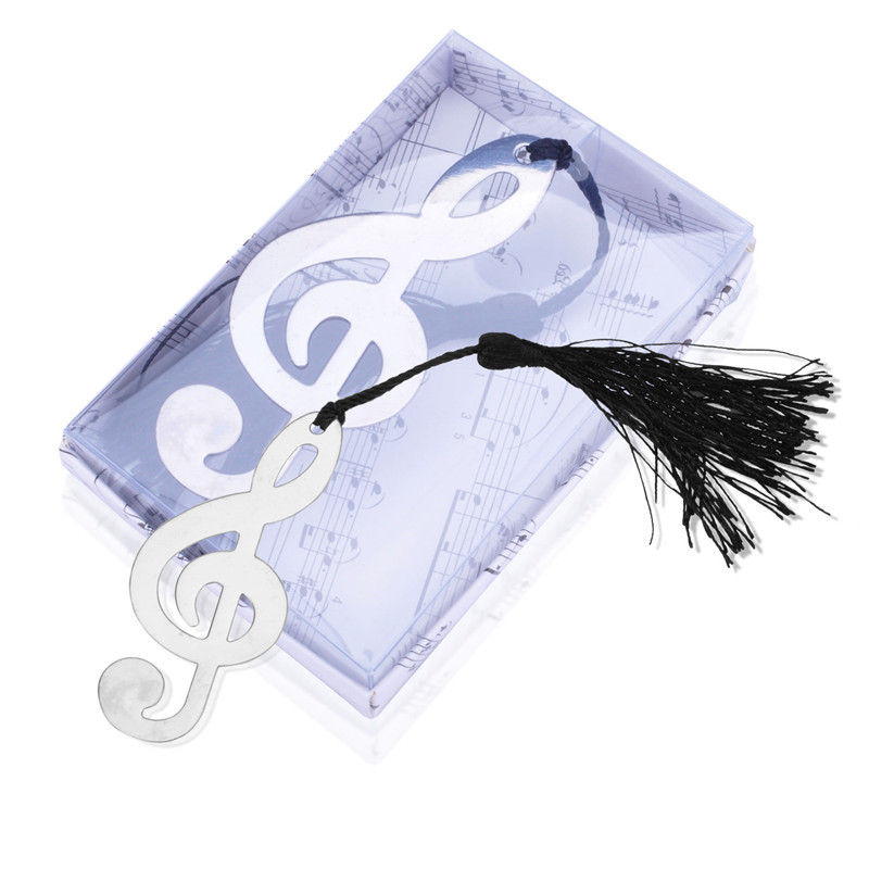 

50pcs Music Note Bookmarks for Musical Party Favor Teacher Gift