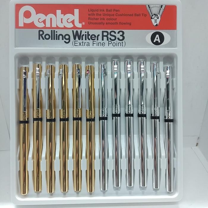 

bolpoint pentel Roling White RS3
