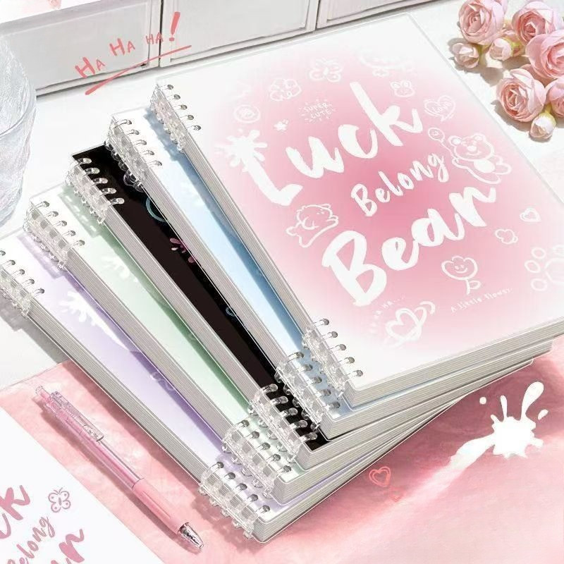 

Notebook A5/B5 / Buku Tulis Sekolah Lucu / Buku Diary Aesthetic / Buku Catatan Korea / Binder 360 Derajat / Lose Leaf Binder Kuliah