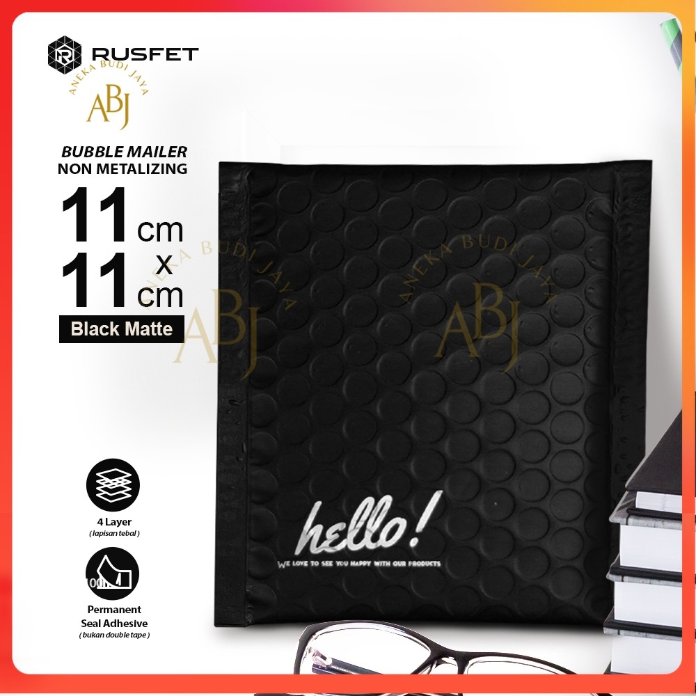

Rusfet Bubble Mailer Black 11x11 Matte Bubble Packing Online Shop -