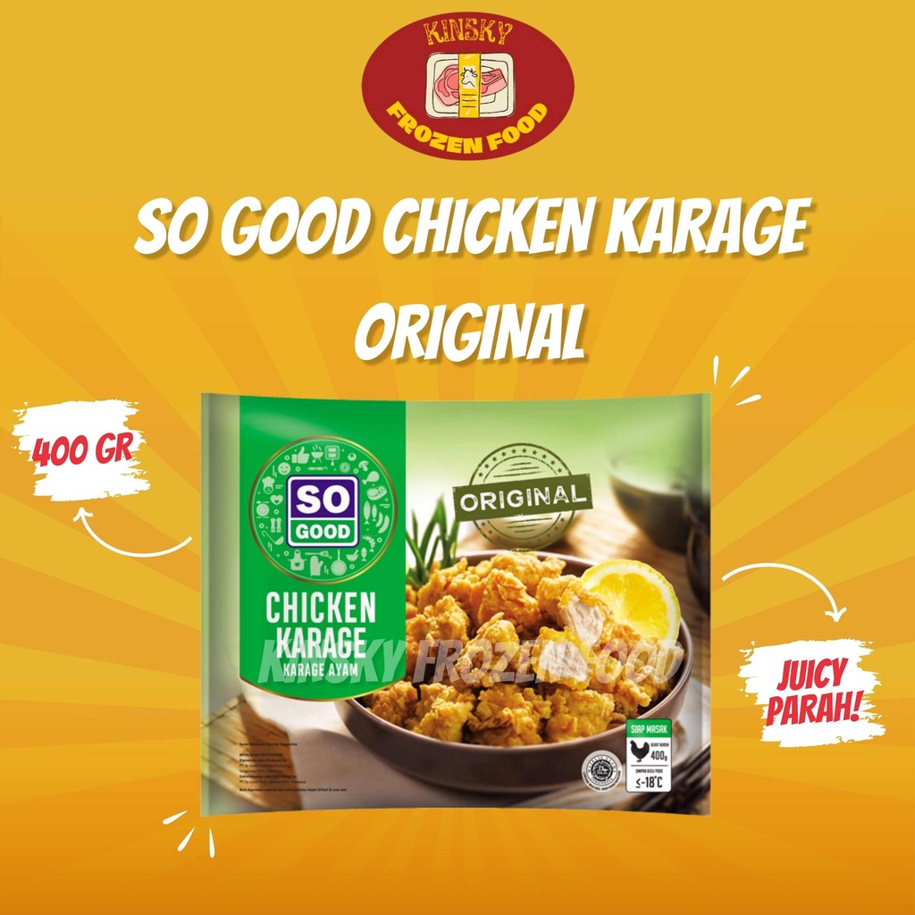

SO GOOD CHICKEN KARAGE 400GR