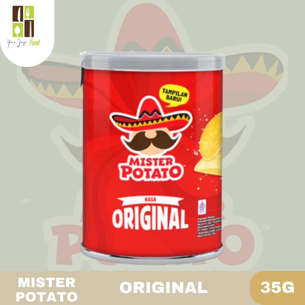 

Mister Potato Original 35G / Potato Crisps / Original Flavor 35G