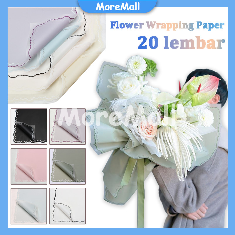 

Kertas Buket List Cloud Frame Transparan Korean Flower Wrapping Buket Craft Paper Waterproof Paper Buket Wisuda