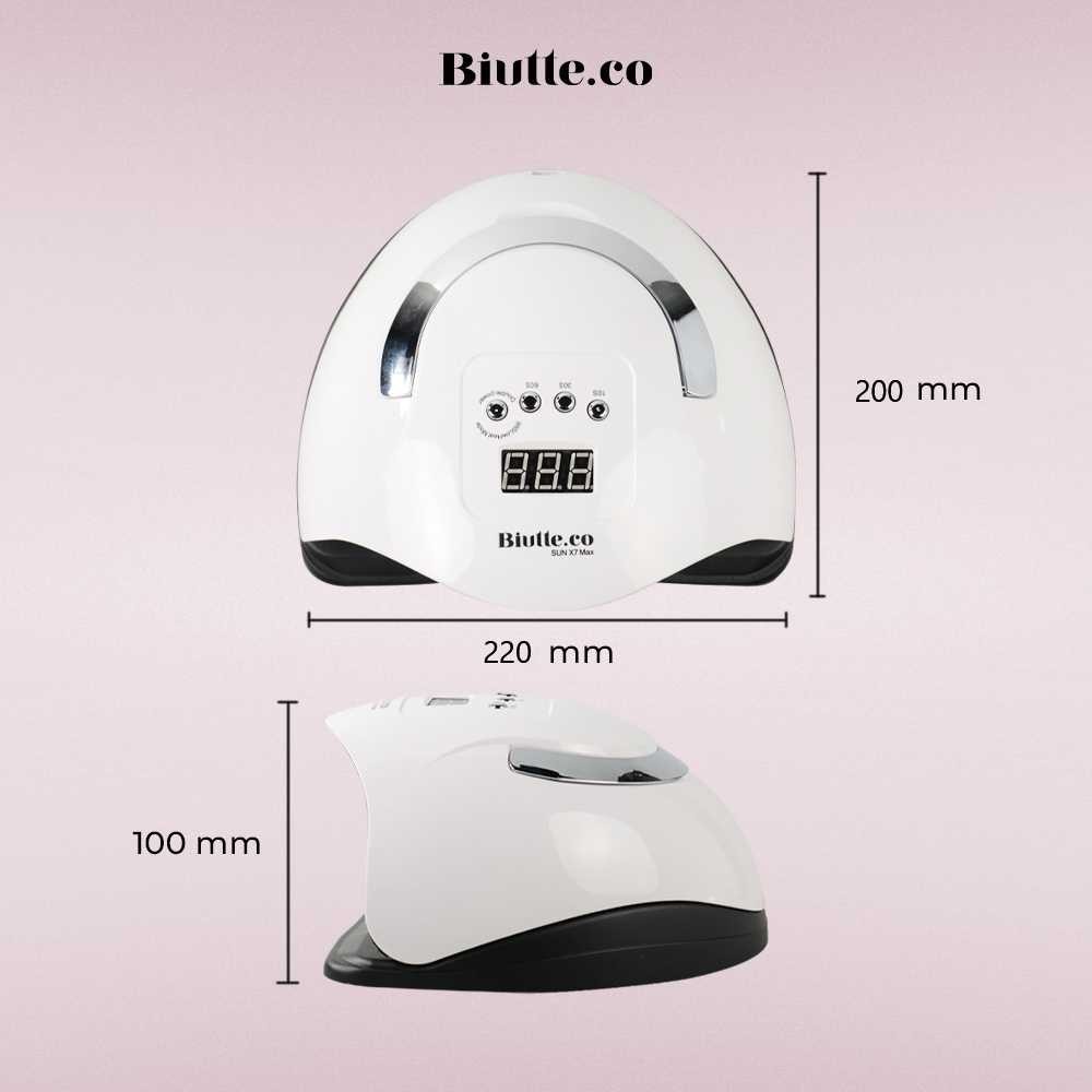 SKSSSTR  Pengering Kutek UV Lamp Nail Dryer Smart Sensor LCD Display - X7 MAX