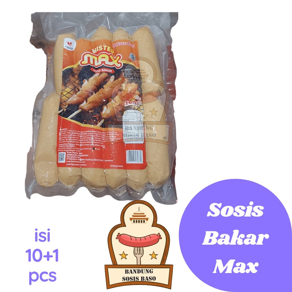 

Sosis Bakar Max 500gr (Besar/Kecil) - Andalan Utama Pengusaha Sosis Bakar