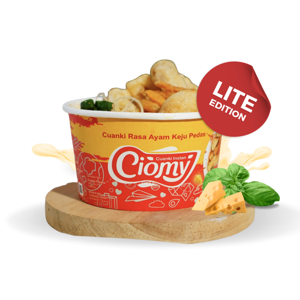 

[AS] CIOMY - Cuanki Cup Ayam Pedas Kuah Keju Lite 35gr Halal Praktis / Ciomy Cuanki Cheese Cup Lite