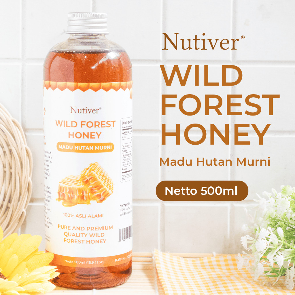 

New Nutiver Madu Hutan Murni 500 ML - Madu Asli Kalimantan Kaya ManfaatPremium