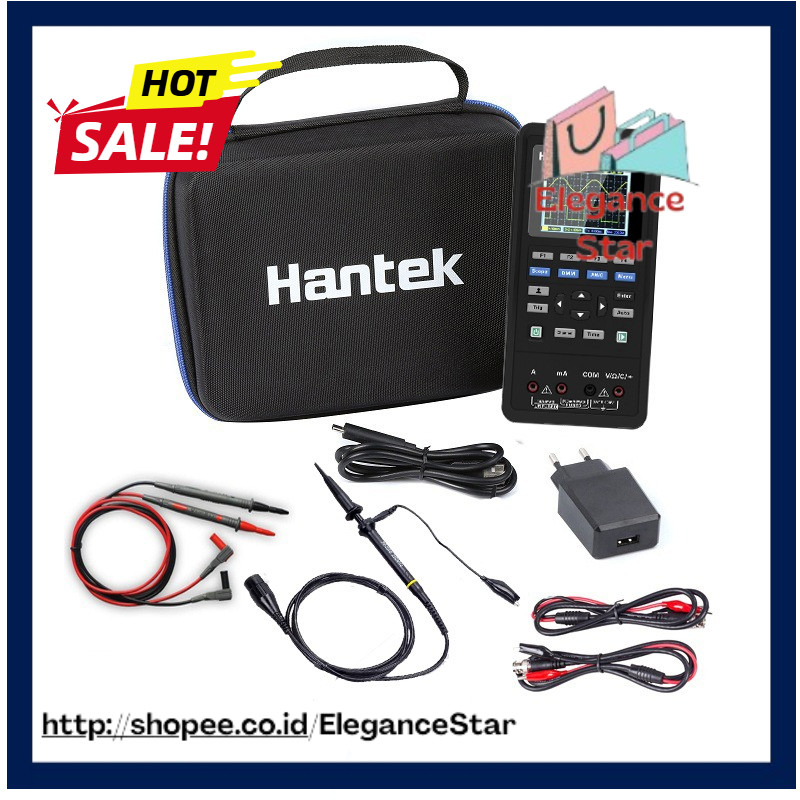 Hantek 2d72 2d42 3in1 Handheld Oscilloscope Digital Oscilloscope Waveform Generator Tester Multimete
