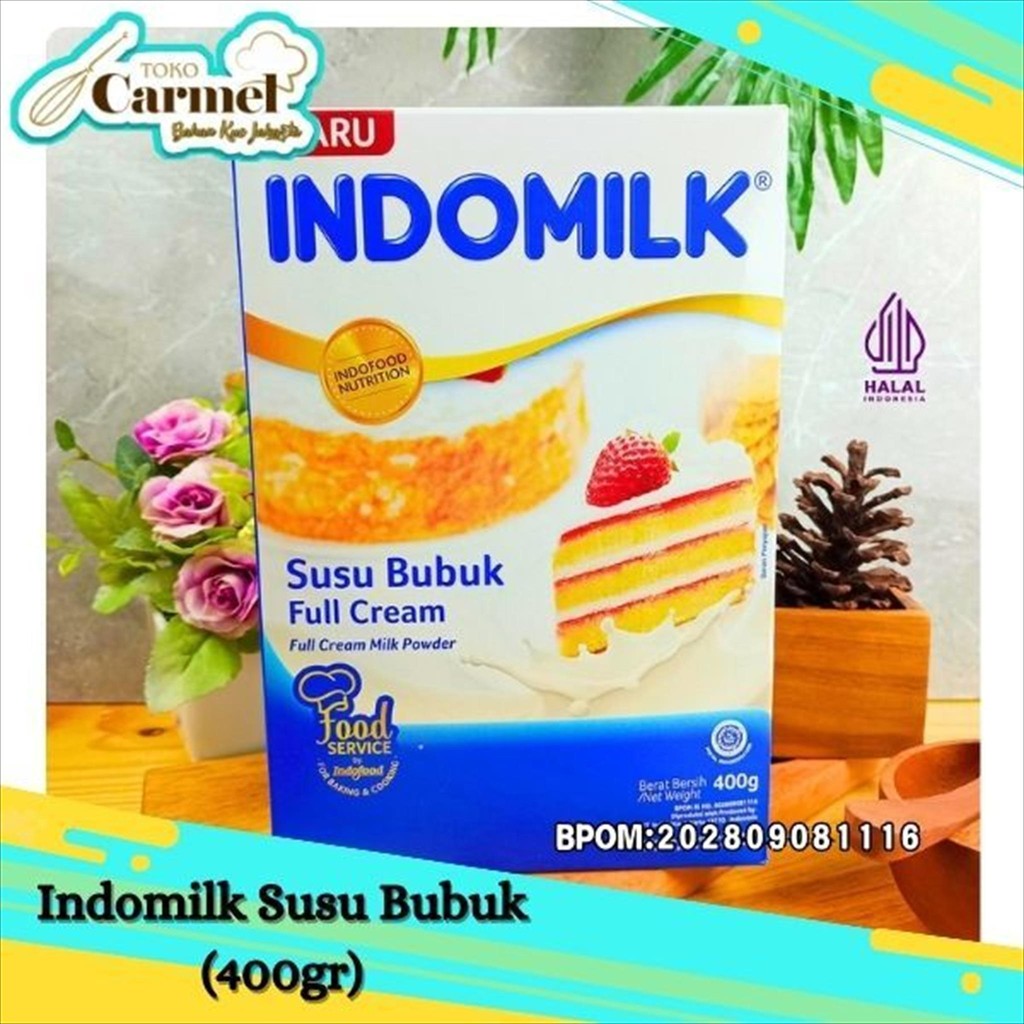 

Indomilk Susu Bubuk Full Cream 400gr - Milk Powder