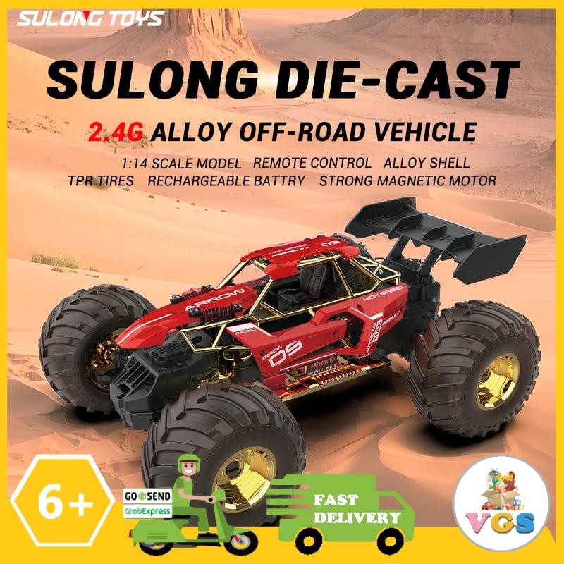 Variety Goods Shop Mainan Anak Remote Control RC Sulong Die-Cast Skala 1:14 2WD