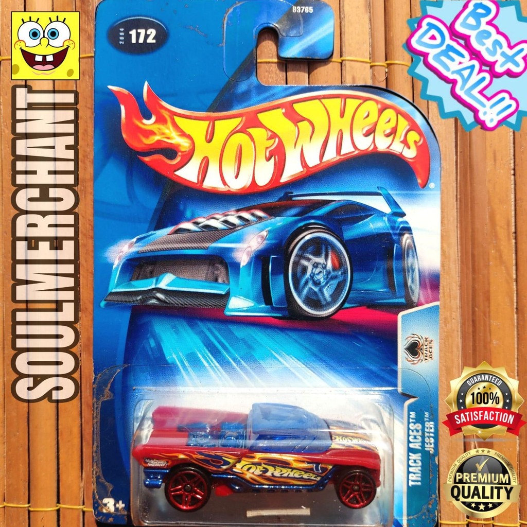 Hot Wheels Jester Merah Track Aces Diecast Mobil Balap Track