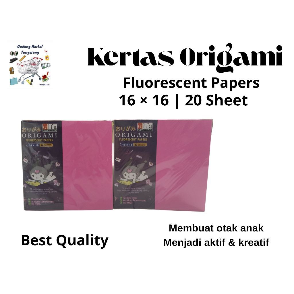 

KERTAS ORIGAMI UK 16 × 16 ISI 20 SHEET