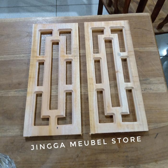 Ukiran Kayu Ornamen Ukir Loster Kayu Jendela Bofen Pintu Kusen Kayu PGR