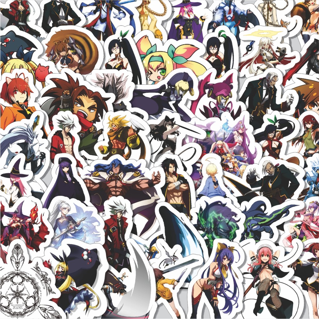 

Stiker Cutting Pack Stiker Game Series Blaz Blue Karakter Mix 2 Isi 100Pcs Series Aesthetic Lucu Keren Untuk Koper Bahan Vynil