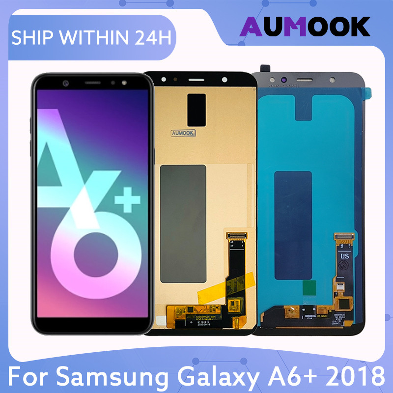 For Samsung Galaxy A6+ 2018 LCD Display Tou Screen Digitizer Assembly A6 Plus 2018 A605G A605F A605K