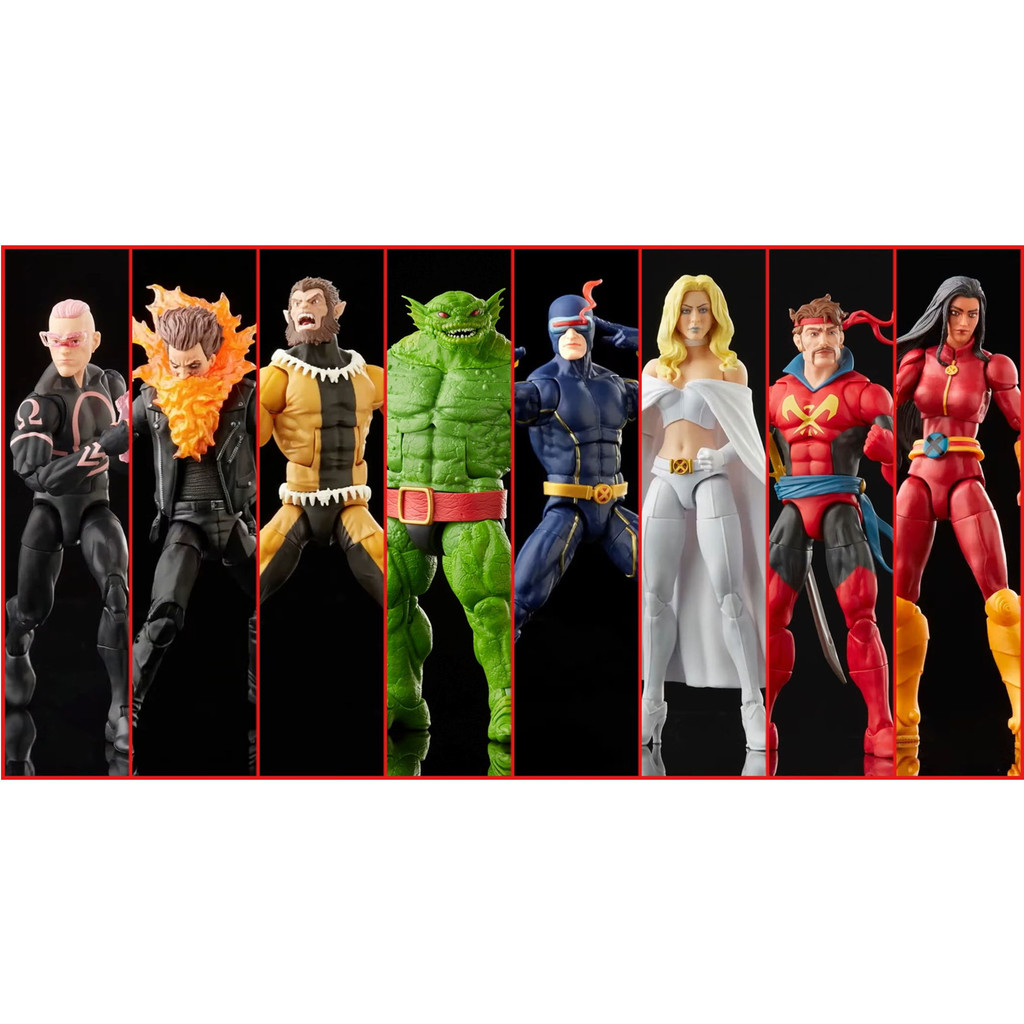 Marvel Legends Cyclops Emma Frost White Queen Chamber Kid Omega Monet ST Croix Starjammer 6" Action 