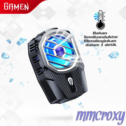 Gamen GMR05 Fan Cooler Radiator baterai1500mah Pendingin Hp Cooling Fan Gaming RGB
