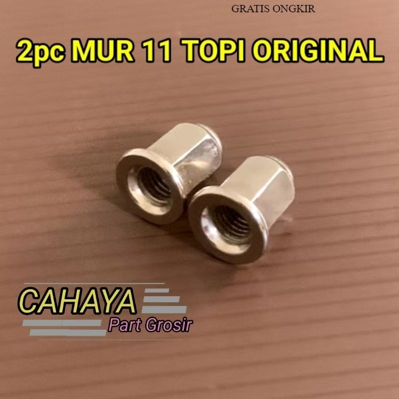 2pc MUR 11 TOPI PLANG M7 BAUT 11 KUNCI 10 ORIGINAL new