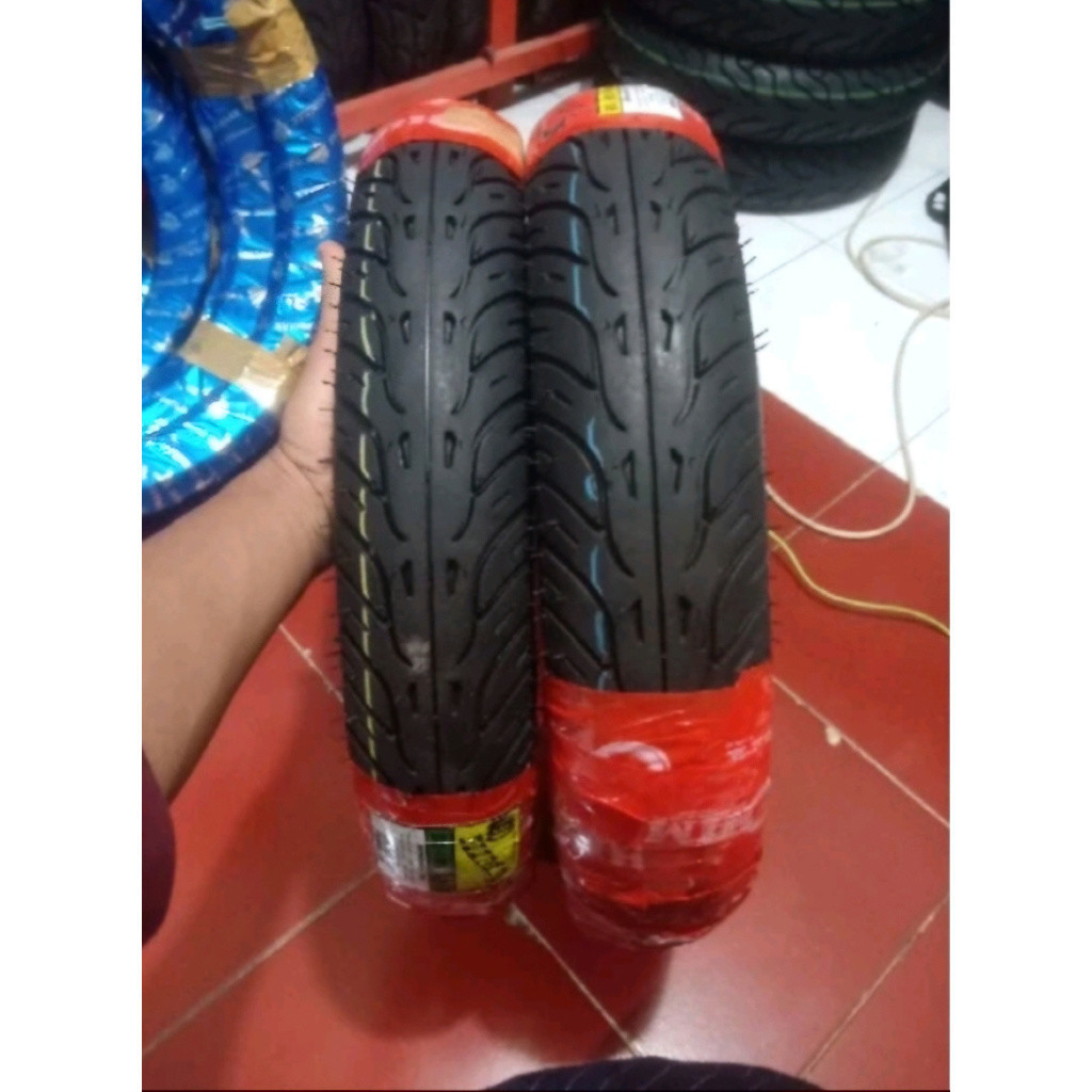 ban motor metik baru tubeless ukuran 80/90 ring 14 dan 90/90 ring 14 ban beat genio mio vario