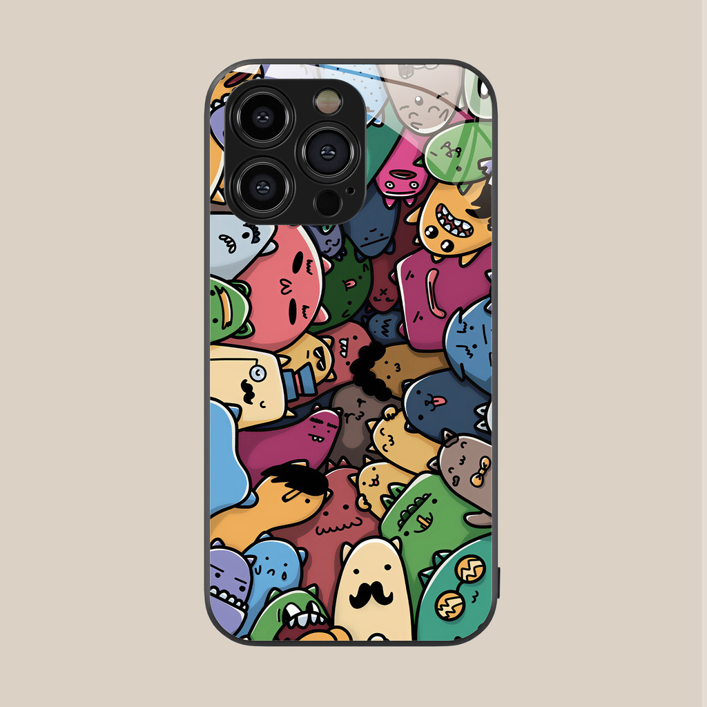 CASETUF Premium Casing untuk iPhone 16 15 Pro Max 14 Plus 13 Mini 12 11 Xr Xs Soft Case Silikon Full