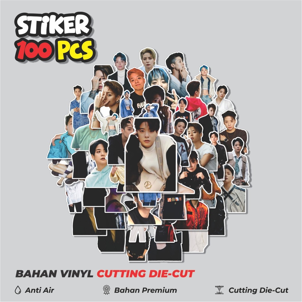 

Terbaru! 50 pcs Stiker F(X) AMBER Dekorasi Lucu Kreatif untuk Notebook, Skateboard, HP