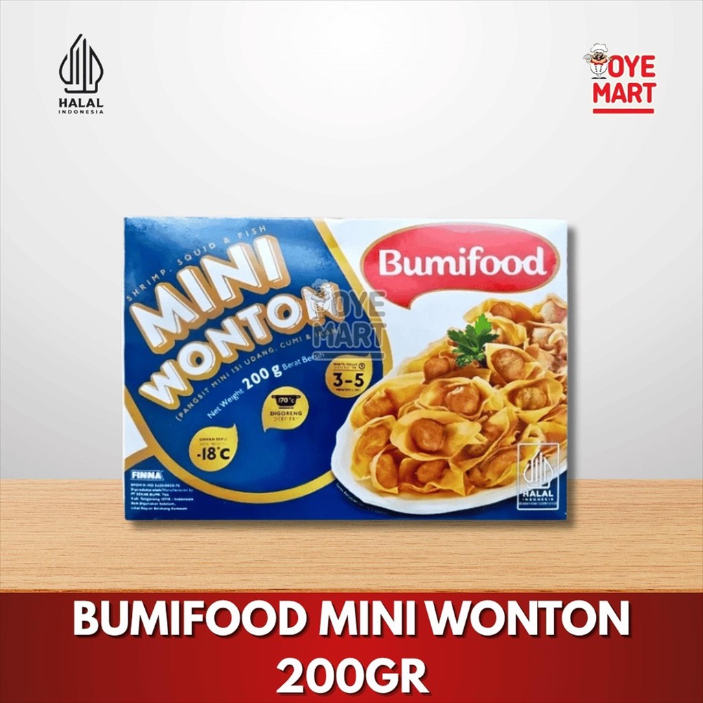 

BUMIFOOD MINI WONTON 200GR/PANGSIT AYAM/PANGSIT MINI